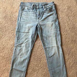 AE Next Level Stretch Hi Rise Jeggings 8 S